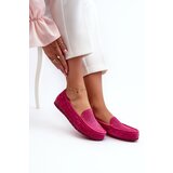 S. BARSKI Pink Women's Suede Moccasins S.Barski LR755 | ePonuda.com