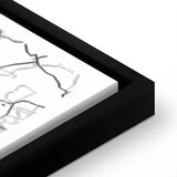  Slika - City Plan: Krakow (1 Part) Wide 90x60 U crnom drvenom okviru | shoptok.hr