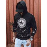 DStreet Bluza męska z nadrukiem czarna Cene