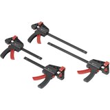 Toolcraft TO-7870761 Stezaljka za jednu ruku, set od 4 komada (15 cm i 30 cm) Raspon (maks.):300 mm Dimenzije proizvoda, dužina: 300 mm, 450 mm Dimenzije rastovora:57 mm | shoptok.hr