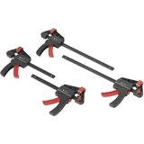 Toolcraft TO-7870761 Stezaljka za jednu ruku, set od 4 komada (15 cm i 30 cm) Raspon (maks.):300 mm Dimenzije proizvoda, dužina: 300 mm, 450 mm Dimenzije rastovora:57 mm