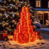  Božićne svjetleće kutije na slaganje 250 LED lampica Slike