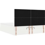 vidaXL Otomanski okvir kreveta s madraca bijela 180x200cm umjetna koža | shoptok.hr