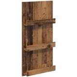  Polica za časopise s policom Staro drvo 51 x 11 x 102 cm | shoptok.hr