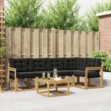  Set vanjskih sofa 6 kom. Bijela i crna | shoptok.hr
