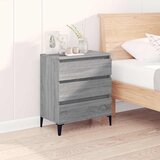  Komoda sivog hrasta sonome 60x35x70 cm od konstruiranog drva | shoptok.hr
