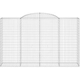  Lučne gabionske košare 15kom 300x50x180/200cm pocinčano željezo | shoptok.hr