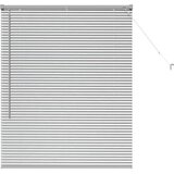 vidaXL Venecijanske žaluzije srebrna 130 x 105 cm Aluminij, (5000178344) Cene