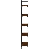 Police za knjige 5 razina boja hrasta 60,5x24x166,5 cm drvene | Eponuda.com