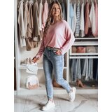 DStreet Spodnie damskie jeansowe slim fit z paskiem BOTANIDA niebieskie | Shoptok.si
