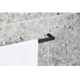 KFA armatura 864-025-81 - zidni držač peškira 24 cm nerđajući čelik/mat crna | Eponuda.com