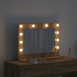  Ogledalo za Toalet Pravokutni Umjetnički hrast 60 x 45 x 18 cm | shoptok.hr