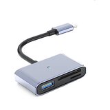 INF Dvojni bralnik kartic tipa C na SD/TF z USB adapterjem - aluminijeva zlitina, hiter prenos podatkov, (5000129867) Cene