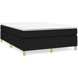  Okvir za krevet s oprugom crni 140x200 cm od tkanine | Eponuda.com