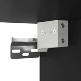  Visoka komoda crni 69 5x34x180 cm konstruirano drvo | shoptok.hr