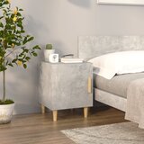Furnova Nočna omarica betonsko siva konstruiran les, (21927551) | Shoptok.si