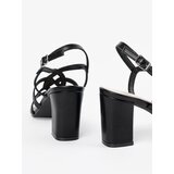 Sergio Leone Women's black heeled sandals | shoptok.hr