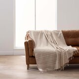 Douceur d intérieur Bež pamučan prekrivač 125x150 cm Lilia – | shoptok.hr