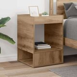  Stranska miza Umetni hrast 40 x 40 x 56 cm Konstruiran les, (5000201837) | Shoptok.si