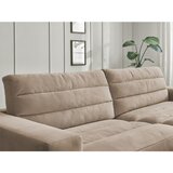 Bobochic Paris Smeđe-siva baršunasti sofa 276 cm Sierra – | shoptok.hr