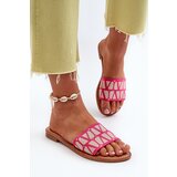 Boto Women's Flat Heel Flip Flops in Fuchsia by Traivea | shoptok.hr