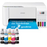 Printer Epson MFP EcoTank ITS L3276 print/scan/copy 33str/min BW. 15str/min color. rezolucija printanja 5.760 x 1.440 dpi. USB+WiFi. Boja bijela | Eponuda.ba