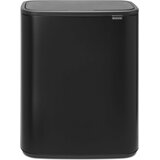 Brabantia Bo Touch Bin 2 x 30 l s 2 plastična umetka - Matt Black | shoptok.hr