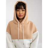 RUE PARIS Sweatshirt-AP-BL-AP-3001.98P-white-beige | Shoptok.si