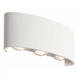 Ferotehna Vanjska zidna LED svjetiljka Lens (170 x 40 x 80 mm, Bijela, IP54)