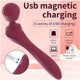 Lonelyi Lonely - vibrator masažer ukrivljen - rdeč | Shoptok.si