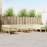  Set vanjskih sofa 11 kom. Bijela i krem | shoptok.hr