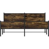 Metalni okvir kreveta bez madraca boja hrasta 180x200 cm | shoptok.hr
