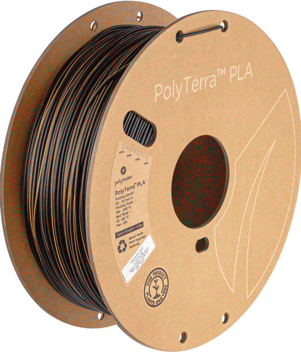Polymaker polyterra pla dual shadow orange orange-black, 1,75 mm / 1000 g | Eponuda.com