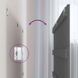  Stensko posteljno vzglavje sivo 140x3x60 cm trdna borovina, (20735872) | Shoptok.si