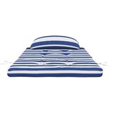  Jastuci za stolicu Adirondack 2 kom plavo-bijele pruge tkanina | shoptok.hr