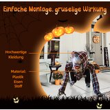 SHX Figura živali Volk sedeci volcji in glava roke animiran Halloween dekoracija | Shoptok.si