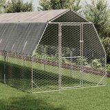  Kavez za kokoši s krovom 2,5x8x2,25 m pocinčani čelik | Eponuda.com