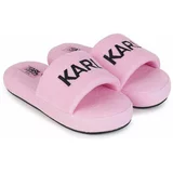 Karl Lagerfeld Otroški natikači roza barva