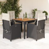  5-dijelni vrtni blagovaonski set od poliratana | shoptok.hr