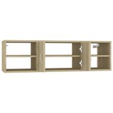 Zidna polica boja hrasta sonome 102x30x29 cm konstruirano drvo | shoptok.hr