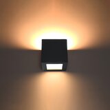 Nice Lamps Črna stenska svetilka Leo – | Shoptok.si