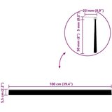 vidaXL Samolepljiva tesnila za vrata 2 pcs Rjava 100 cm | Shoptok.si
