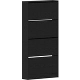 Ormarić za cipele Crni hrast Konstruirano drvo 80 x 21 x 163.5 cm | shoptok.hr