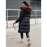 DStreet Kurtka zimowa damska pikowana z futerkiem STYLEBELLA czarna | Shoptok.si