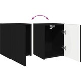  Komplet TV omaric 3 pcs Črna Konstruiran les - - črna - 47.64 - 30 x 31 x 100 cm - 2025-vidaXL-Uvoz_2 | Shoptok.si