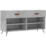  Klupa za cipele siva boja betona 102x35x55 cm konstruirano drvo | shoptok.hr