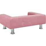  Krevet za pse ružičasti 70 x 45 x 26,5 cm baršunasti | shoptok.hr