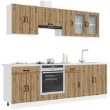  8-dijelni set kuhinjskih ormarića Kalmar konstruiranog drva | shoptok.hr