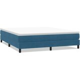 Box Spring krevet bez madracem tamnoplavi 180x220 cm baršun | shoptok.hr