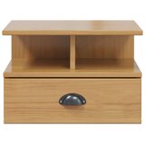  Nočna omarica s predalom HILL Medeno rjava 40 x 31 x 27 cm, (5000209613) | Shoptok.si